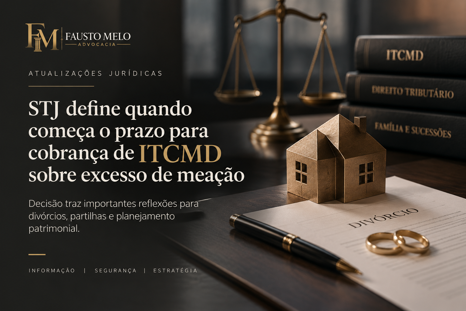 STJ define quando começa o prazo para cobrança de ITCMD sobre excesso de meação