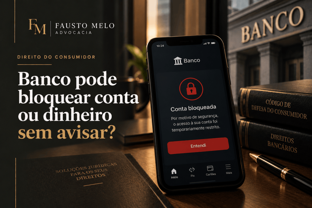 Banco pode bloquear conta ou dinheiro sem&nbsp;avisar?