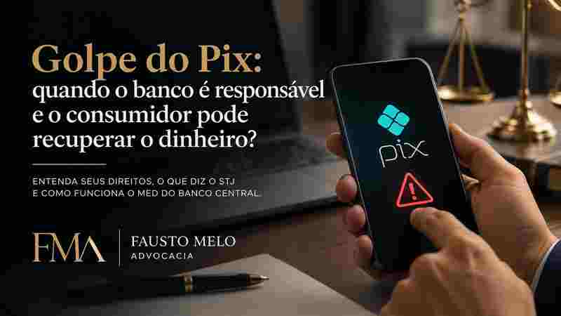 Golpe do Pix e responsabilidade dos bancos pela devolução de valores em casos de fraude bancária.